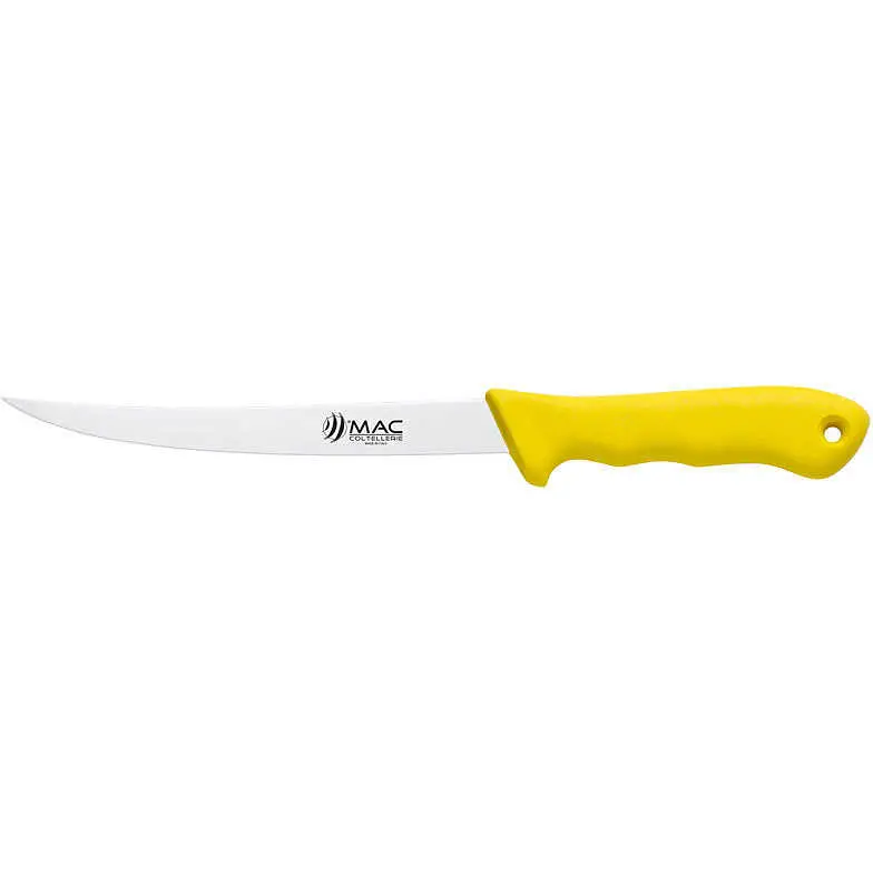 Sconto Coltello pesca Inox lama curva D300 C - Giallo