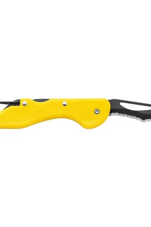 Di Tendenza Coltello salvataggio Inox BC Rescue - Giallo