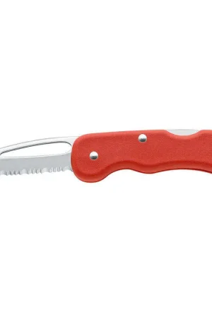 Coltello salvataggio Inox temperino 697 SOS - Rosso Bestseller