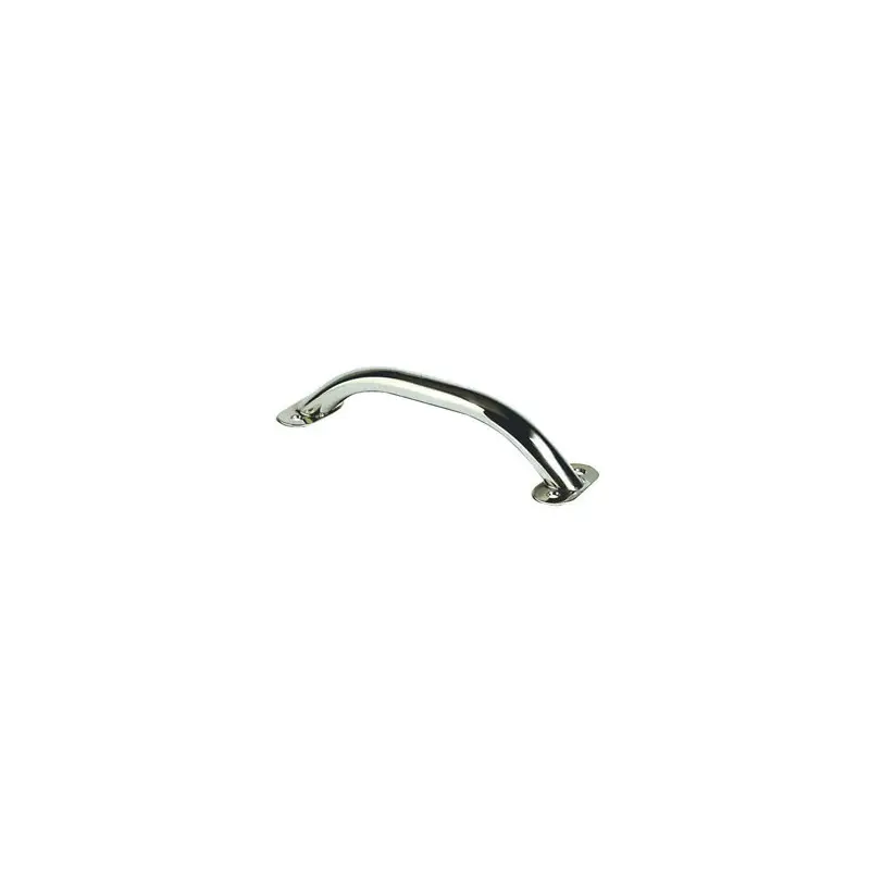 Maniglione inox con piastre mm. 305 Novità