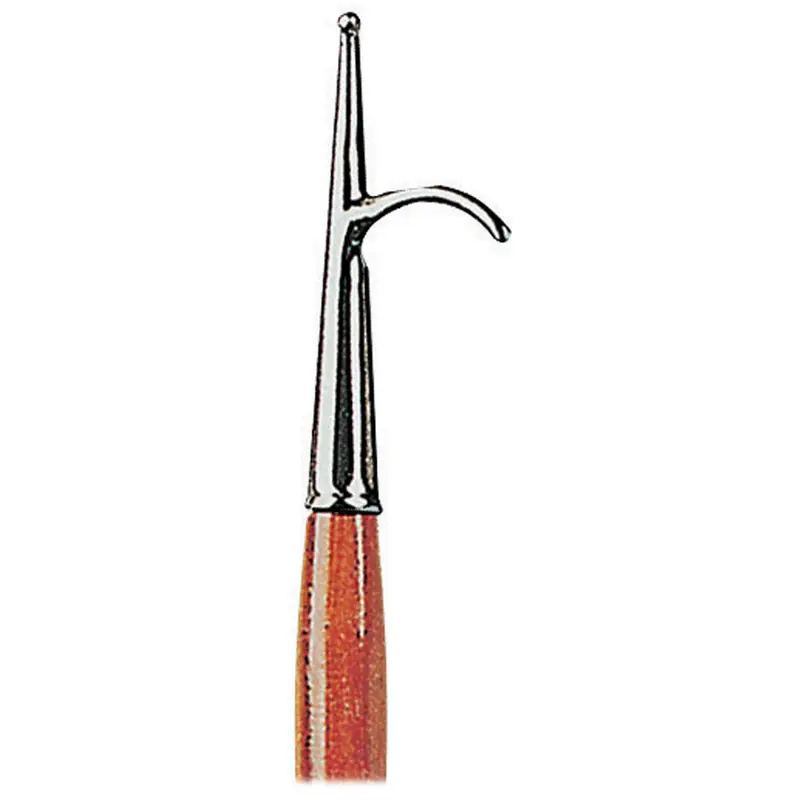 Mezzo marinaio legno gancio ottone cromato cm 260 A Buon Prezzo