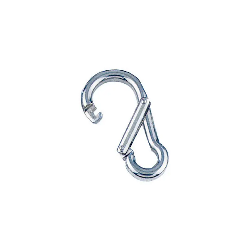 Moschettone inox asimmetrico anti-impigliamento mm. 80 Prezzo Di Fabbrica