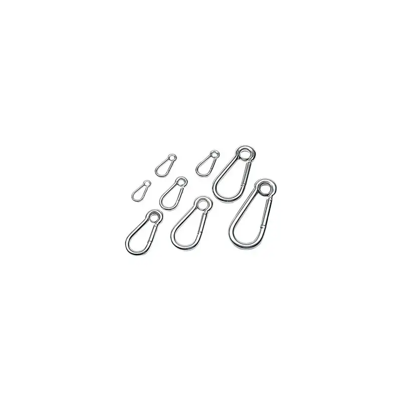 Offerta Lampo Moschettone inox con occhio mm. 50