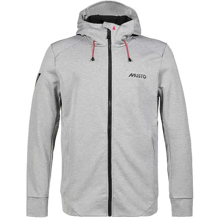 Musto Felpa con Cappuccio Uomo LPX Softshell - Grigio Consegna Rapida