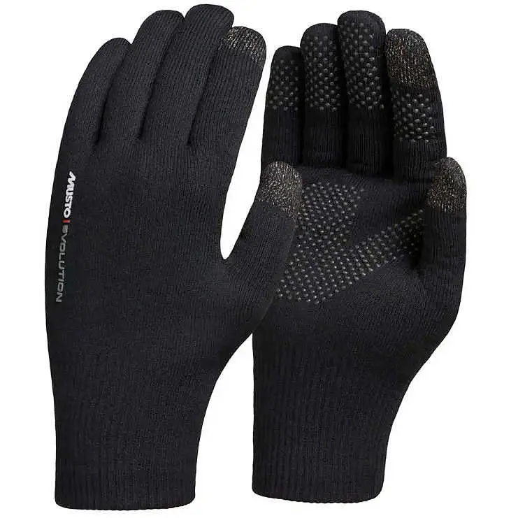 Musto Guanti EVO WP a Dita Lunghe - Nero Prezzo Conveniente