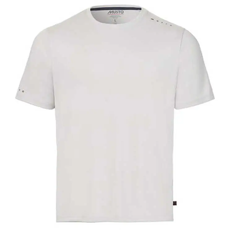 Musto T-Shirt Uomo SunBlock Evo a maniche corte - Platinum Pagamento Sicuro