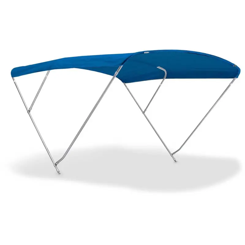 Ultimissimo Modello Tendalino inox 3 archi Royal Artic Blu 170 cm.