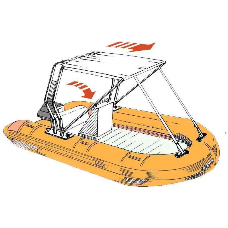 Tendalino per gommoni 145 cm - Blu Esclusivo