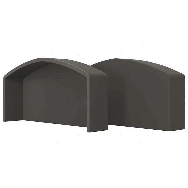 Terminale per bottazzo QBE Nero 90 mm. Occasione