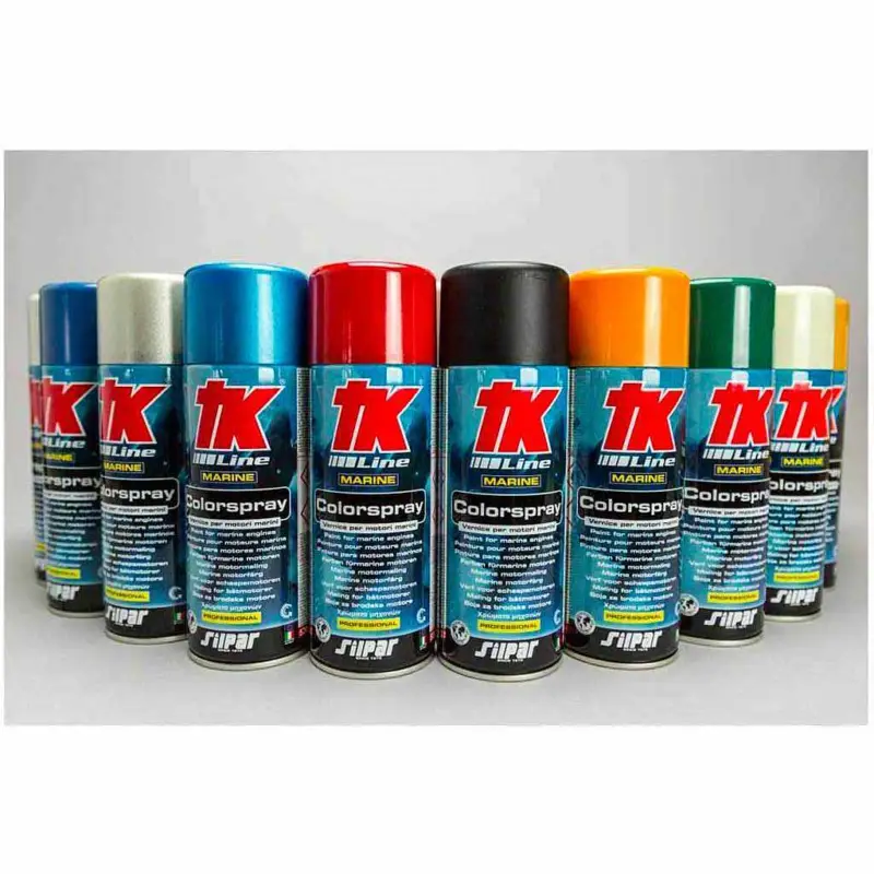Offerta Limitata TK vernice spray per fuoribordo SUZUKI 89 GREY MET