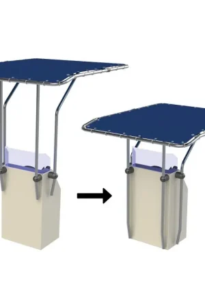T-Top in Alluminio Retrattile 1700x1200 Più Venduto