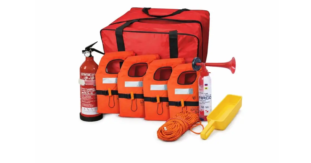 Borsa Dotazioni di Sicurezza 4 Persone entro 3 Miglia – NO SEGNALI SOCCORSO Nuovo Arrivo