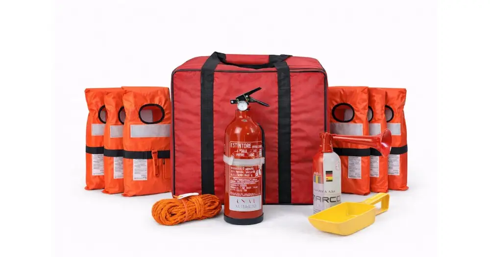 Nuovo Arrivo Borsa Dotazioni di Sicurezza 6 Persone entro 3 Miglia - NO SEGNALI SOCCORSO