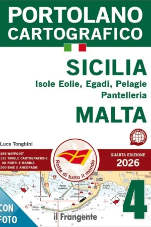 Occasione Imperdibile Portolano cartografico Sicilia - Malta - Isole Eolie - Egadi - Pantelleria - Lamedusa
