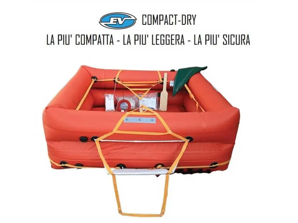 Di Tendenza Zattera Eurovinil COMPACT DRY PLUS entro le 12 mg. - 12 posti -
