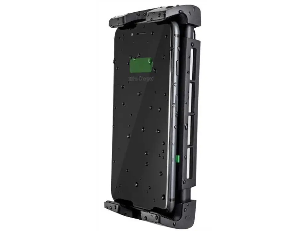 Spedizione Espresso Portacellulare con Caricabatterie wireless stagno ROKK ACTIVE - 10 W