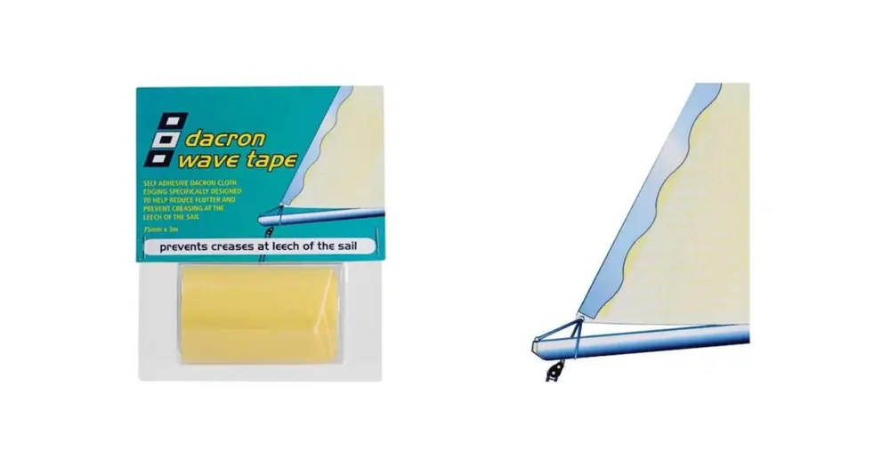 Pagamento Sicuro Nastro autoadesivo PSP Dacron Wave Leech Tape - Bianco