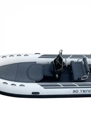 3D TENDER DREAM 550 HYPALON WHITE GELCOAT BLACK Popolare
