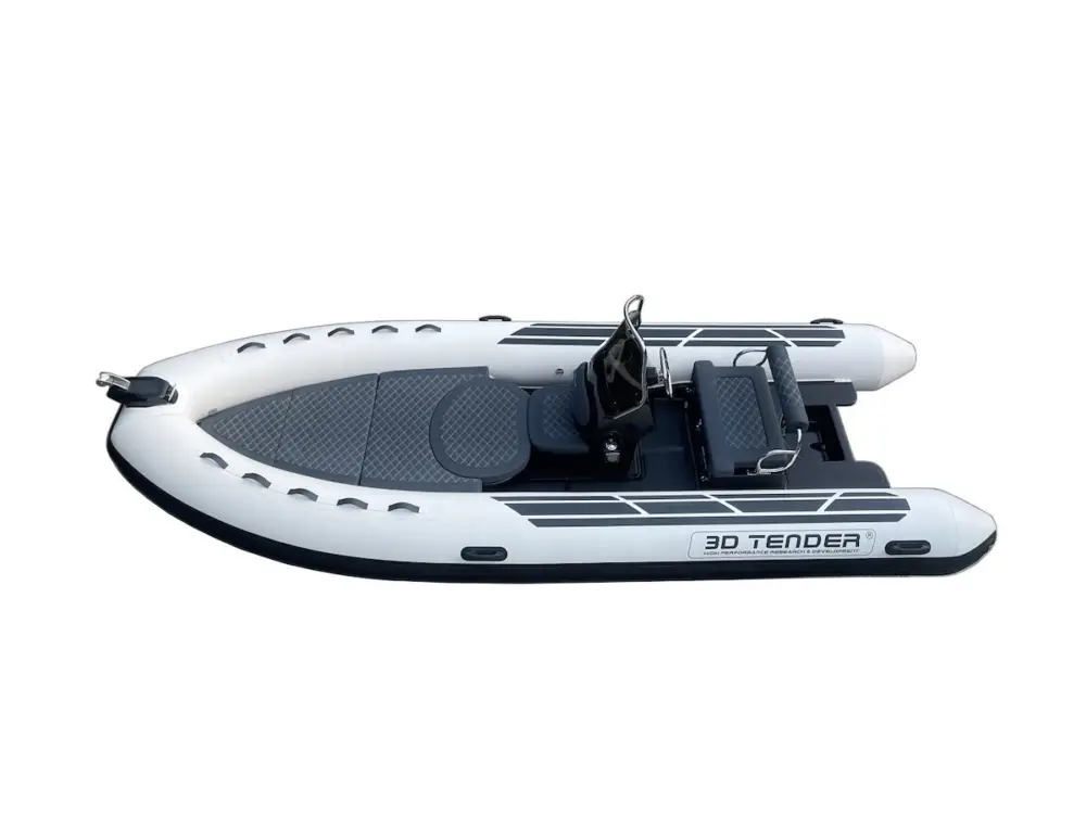 3D TENDER DREAM 550 HYPALON WHITE GELCOAT BLACK Popolare