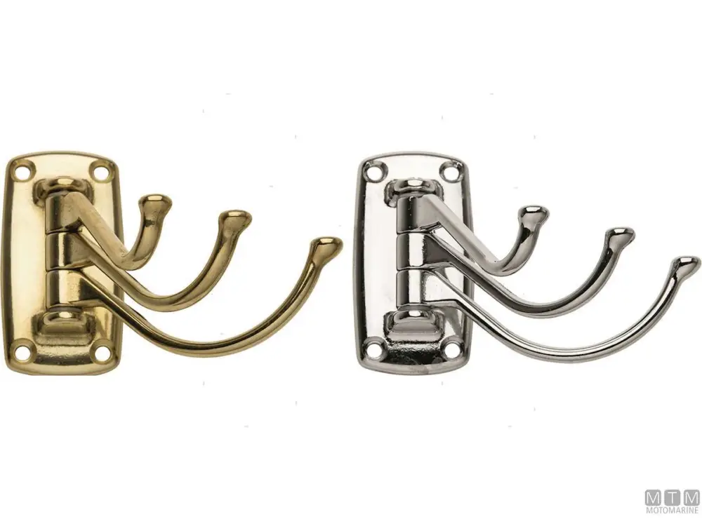 APPENDIABITI A 3 GANCI IN OTTONE LUCIDO Offerta Speciale