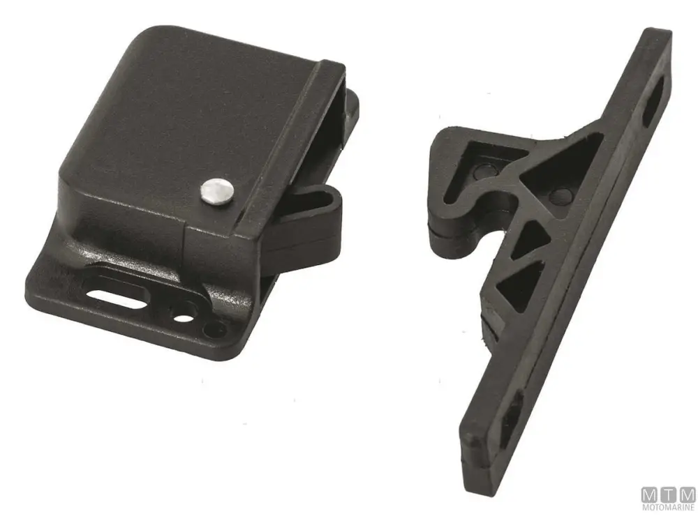 Offerta Speciale ARRESTO A SPINTA PER PORTELLI JF STOPPER IN NYLON NERO
