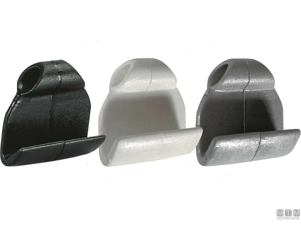 Sconto GANCETTO LARGO PER CORDA ELASTICA D6/8MM IN NYLON NERO