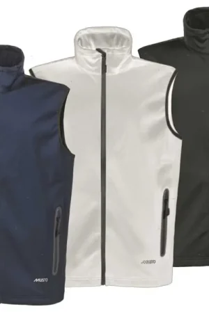 Sconto *GILET MUSTO ESSENTIAL SOFTSHELL 597 BLU NAVY L