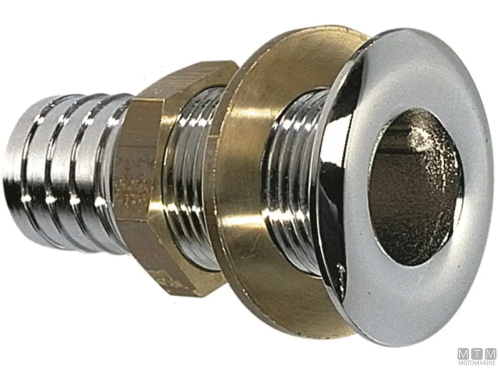 SCARICO A MARE 1/2" D18MM OTTONE CROMATO Ultime Pezzi