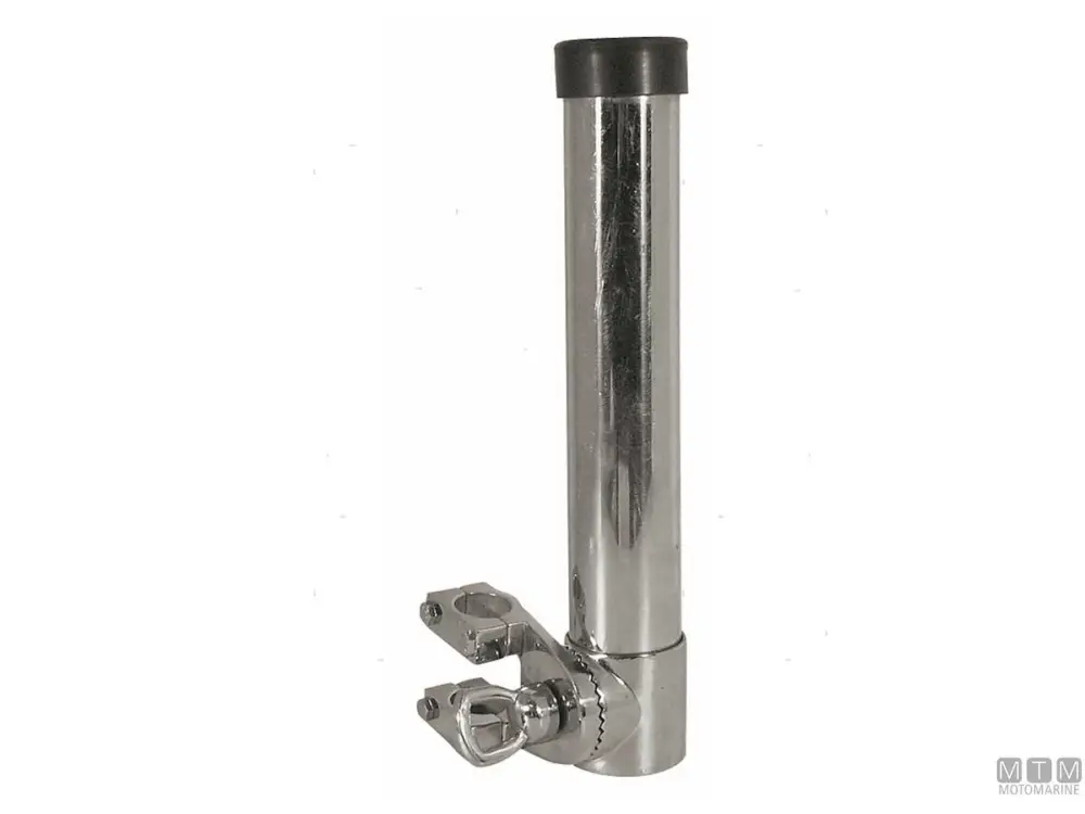 Consegna Rapida PORTACANNE A MORSETTO PER TUBO 22-30MM IN ACCIAIO INOX