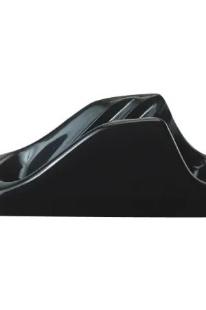 ClamCleat Verticale Aperto Mini in Nylon Nero per Cima 3-6mm - Accessorio Nautico per Vela e Barche Professionale