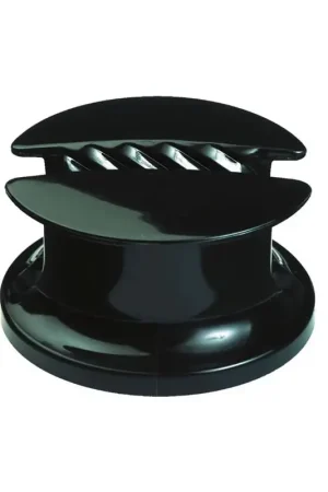 Bollard Medio ClamCleat in Nylon Nero per Linee di Diametro 6-10mm Non Perdere