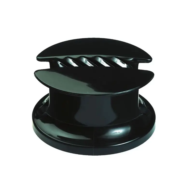 Bollard Medio ClamCleat in Nylon Nero per Linee di Diametro 6-10mm Non Perdere
