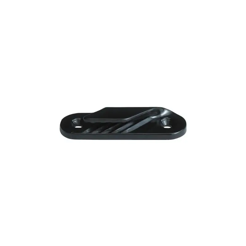 Piano da vela mini mure a dritta ClamCleat in nylon nero per cima 2-5mm - Montaggio a destra Nuova Collezione
