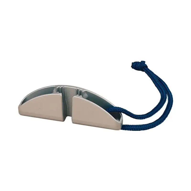 Maniglia Media Power Grip 1 ClamCleat in Alluminio Argento per Cime da 3-6mm - Doppia Forza di Trazione e Comfort Ottimale per Vela e Nautica Economico