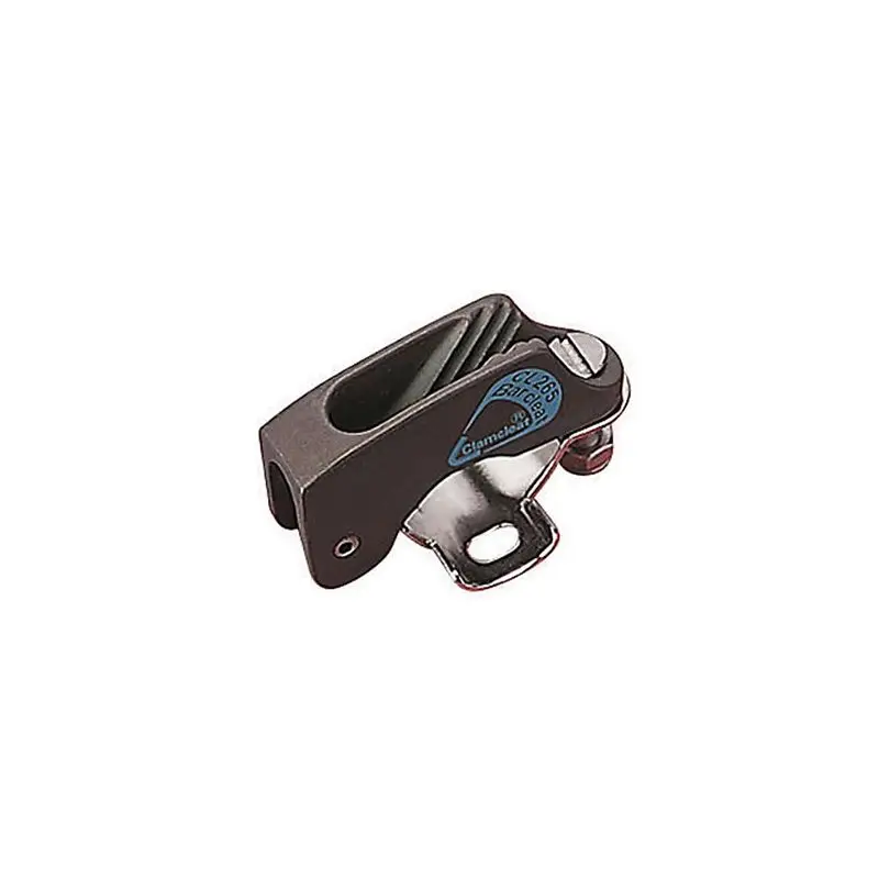 Verticale Chiuso ClamCleat CL265AN con Attacco Barra Kite - Alluminio Nero, Cima 4-8mm, Massimo Controllo e Resistenza alla Corrosione Ultima Occasione