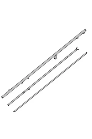 Set Optimist Scuola Standard Optiparts - Albero, Boma e Picco in Alluminio Leggero per Vela Nautica Ordina Subito