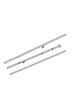 Set Scuola Optimist Semplice Optiparts (Albero, Boma e Picco) - Leggero e Facile da Usare per Vele con Tasca per Albero Prezzo Di Fabbrica