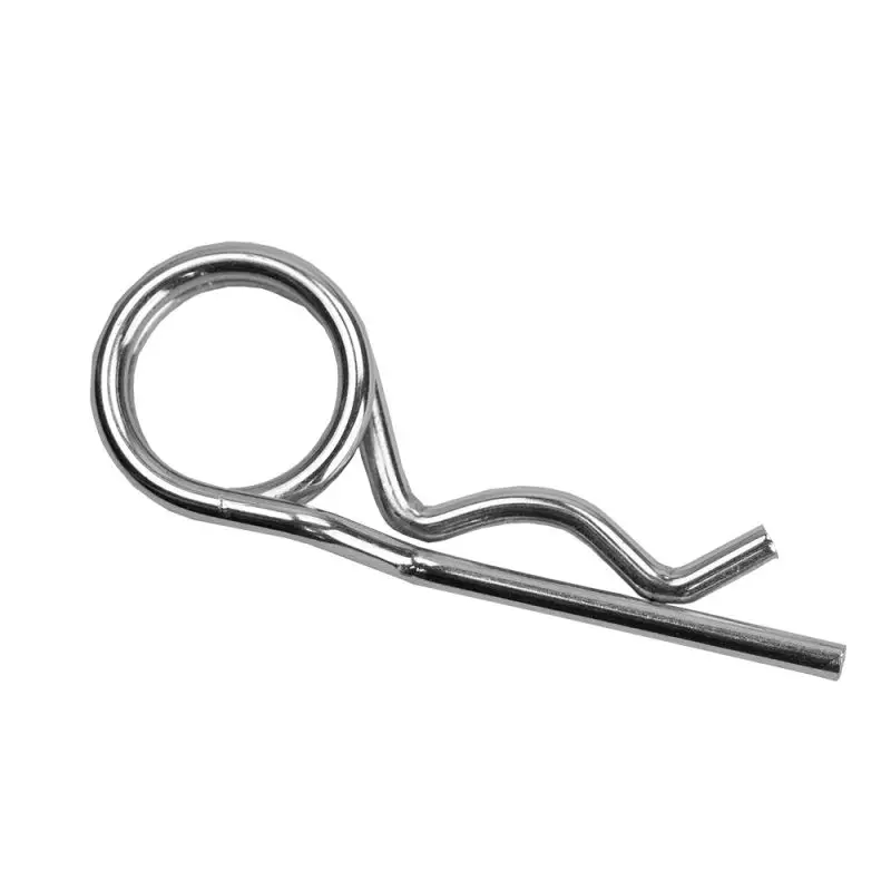 Occasione Spina elastica in acciaio inox Optiparts per ruote grandi carrello - Misure 78mm x 26mm, Spessore filo 3,5mm