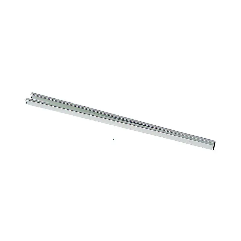 Reso Gratuito Barra Timone Optimist in Alluminio Anodizzato Grigio - Optiparts - Leggera e Resistente, Adatta a Tutti i Tipi di Timone, Misure 10x20x1,5mm, Viti Incluse, Peso 265g
