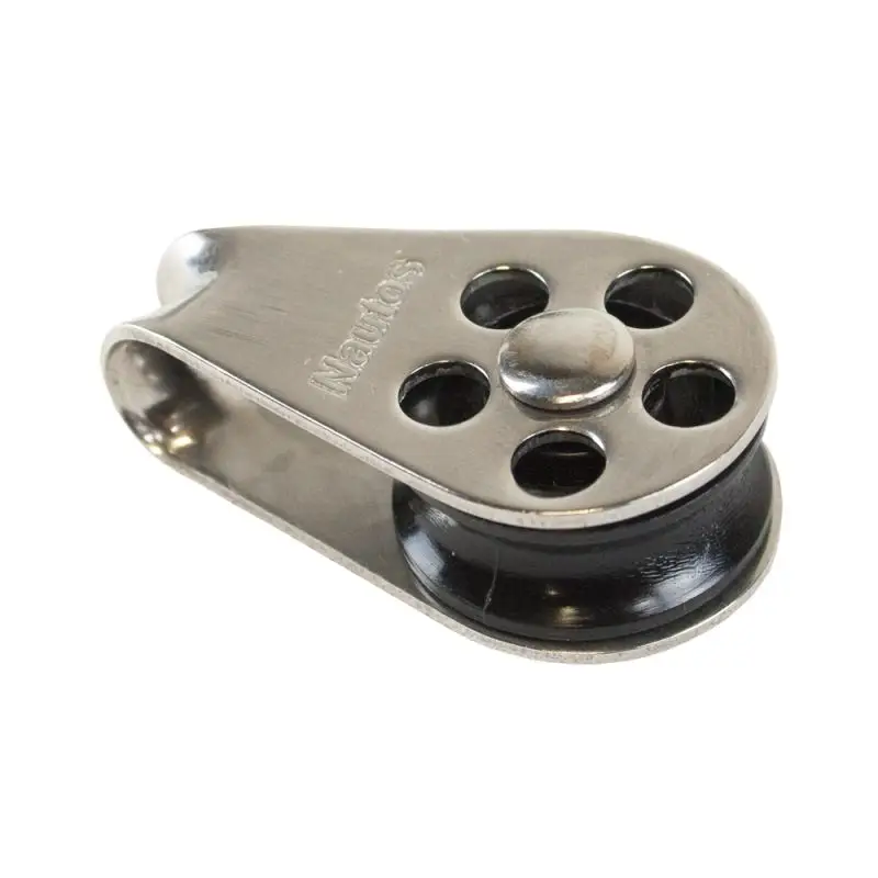 Vendita Finale Bozzello per Picco Silver Ø19mm Optiparts - Alta Qualità con Puleggia da 19 mm e Capienza Scotta Fino a 5 mm
