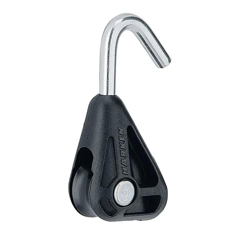 Must-Have Bozzello a sfere Harken con gancio per picco Ø16mm - Optiparts: Massima libertà di scorrimento della drizza, protegge il tuo albero da attriti e danni.