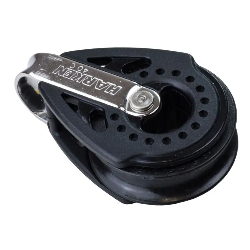 Nuova Collezione Bozzello Singolo Carbon Ø40mm Harken di Optiparts - Leggero e Resistente per Regolazioni su Vela di Derive e Monotipi