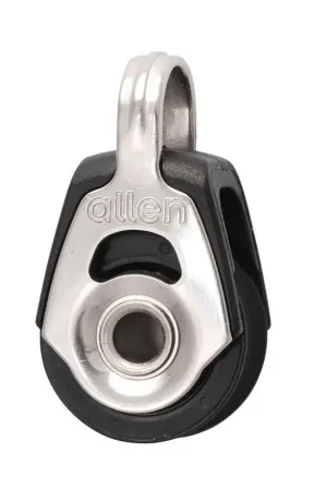 Bozzello Dynamic 20mm singolo Allen - Alta resistenza, carico di rottura 540kg, per scotte da 2,5mm a 6mm, leggero e compatto, ideale per la nautica Promozione