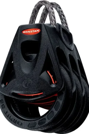 Bozzello Triplo Serie 55 BB Orbit Block™ Ronstan - 55mm, Max Carico 1000kg, Peso 205g - Innovativo e Leggero per Barche a Vela da Gara Acquista Ora
