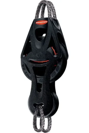 Prezzo Scontato Ronstan Serie 55 BB Orbit Block™ - Bozzello a violino con arricavo, 500 kg di carico di lavoro, 97g, tecnologia a orbita per prestazioni superiori nelle regate