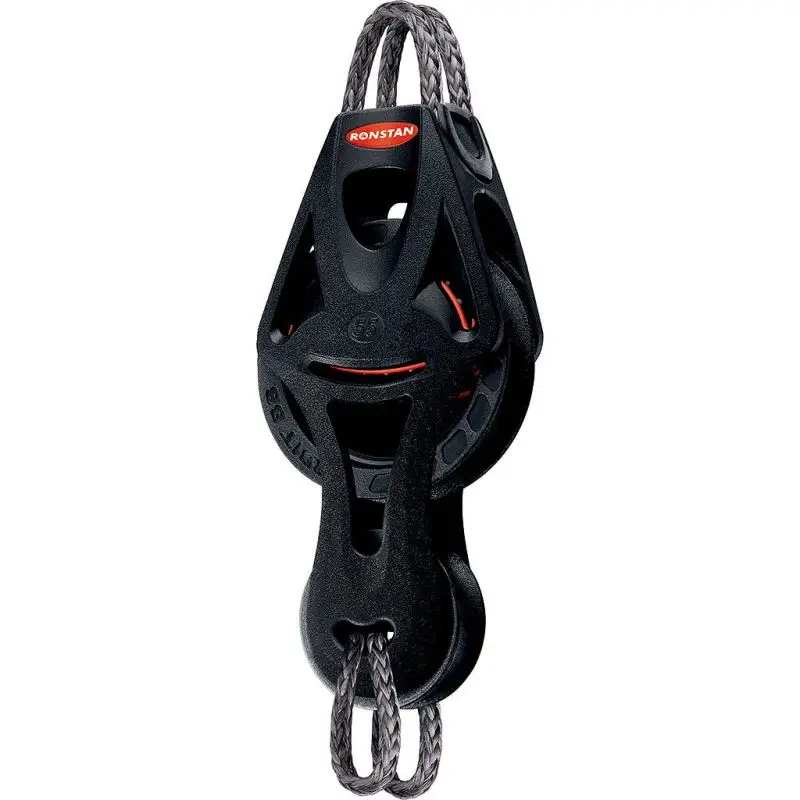 Prezzo Scontato Ronstan Serie 55 BB Orbit Block™ - Bozzello a violino con arricavo, 500 kg di carico di lavoro, 97g, tecnologia a orbita per prestazioni superiori nelle regate