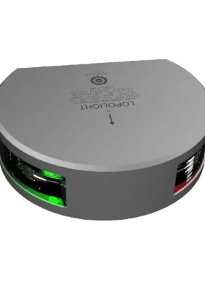 Combinata di prua verticale Lopolight - Luce di Navigazione LED Verde/Rosso - 2 miglia - Semicerchio 112,5°/112,5° - Impermeabile IP68+ - Potenza 1,4 Watt - Per Imbarcazioni da 12 a 20 m - Struttura Indistruttibile - Alta Visibilità e Risparmio Energetico Pagamento Sicuro