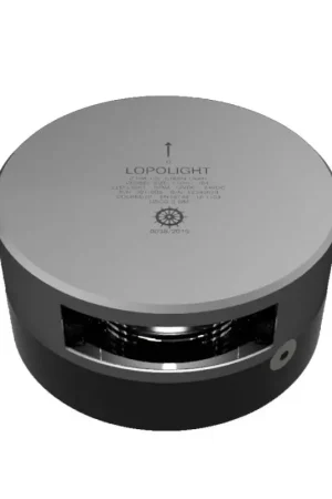 Luce di poppa orizzontale rotonda Lopolight 135° bianca - LED ad alta luminosità, consumo ridotto, durata 50.000 ore, impermeabile IP68+, per imbarcazioni fino a 50 m. Ultime Pezzi