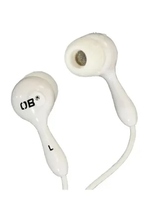 Auricolari impermeabili OverBoard bianchi - Audio di alta qualità fino a 6 metri di profondità, design ergonomico e compatibilità con lettori MP3 Direttamente Dal Produttore