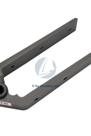 Agugliotto Femmina per Timone Tipo Lungo Seasure - Larghezza 38mm, Foro Ø8mm, Boccola in Alluminio, 3 Fori di Fissaggio, Peso 96gr Direttamente Dal Produttore